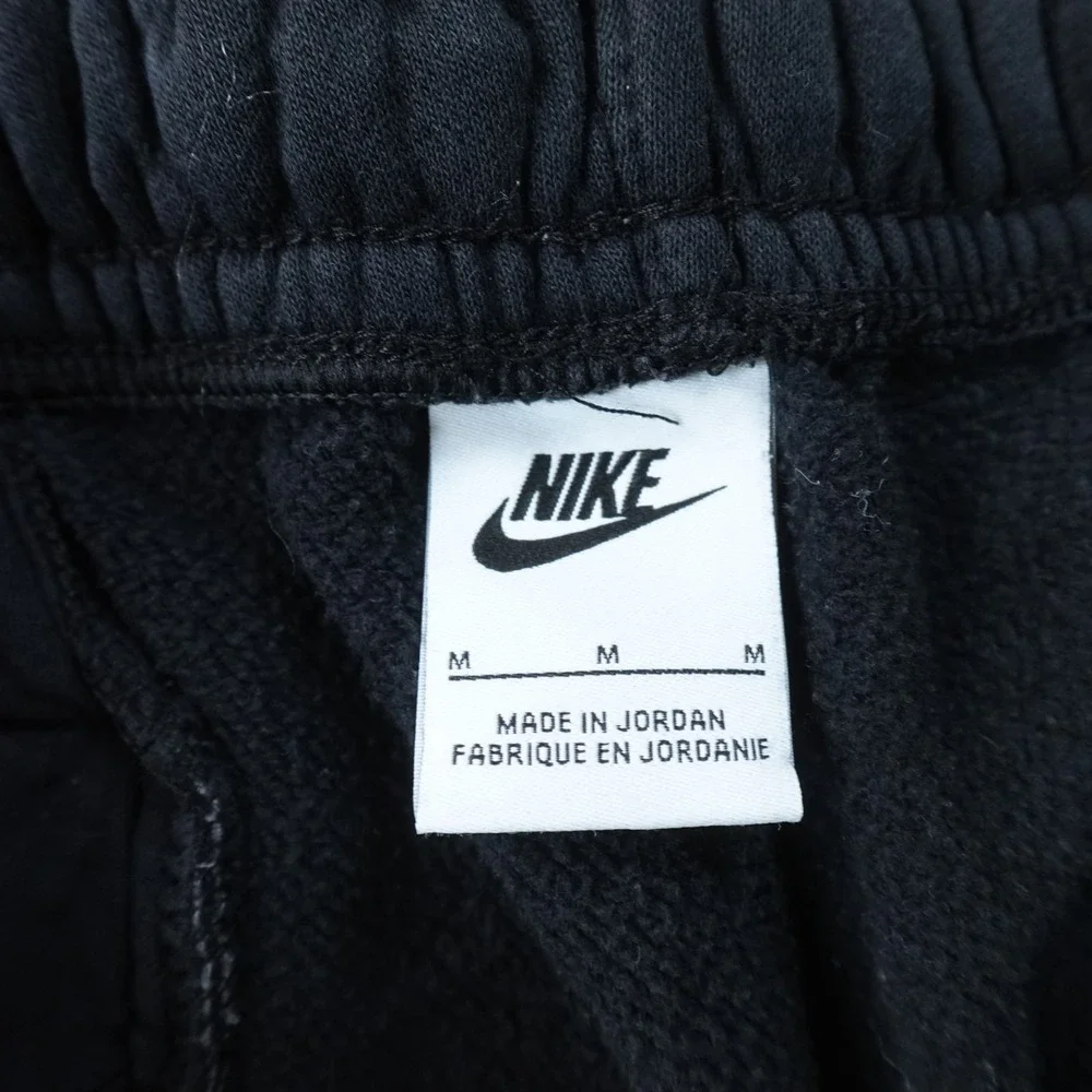 Nike Sweatpants Mens M Black Fleece Jogger Drawstring Athletic Workout Gym Pants
